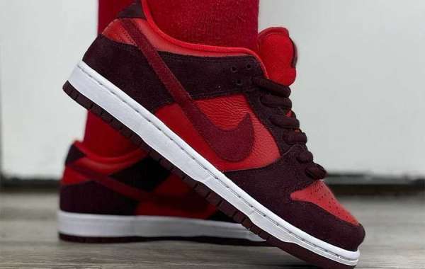 2022 New Nike SB Dunk Low "Cherry" DM0807-600 New Fruit Theme Release!